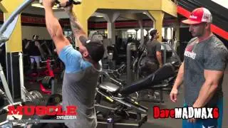 Chris Minnes trains Anthony Altamirano at Gold's