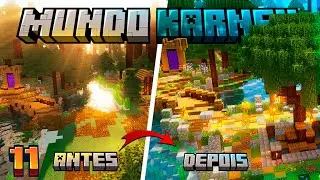 DECORANDO MEU MAPA INTEIRO | MUNDO KARNEX MINECRAFT 1.21.5 #11