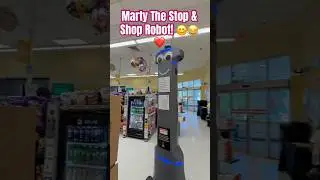 Marty the Stop & Shop Robot!  😂❤️😊 #shorts #funny #cute