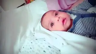 Cute baby pushii