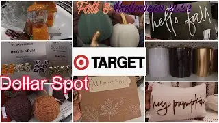 New Target Dollar Spot Fall & Halloween 2023 Signs Pumpkins Orange Gumball Machine Pillows and more