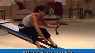 Прикрепите аксессуары Total Gym