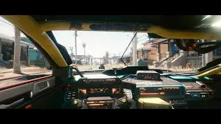 First Person Free Roam Driving in Night City - Cyberpunk 2077 PC Free Roam
