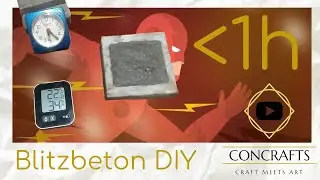Blitzbeton (Schnell Beton) einfach & g&uuml;nstig selber machen  [DIY / Anleitung / Rezept]