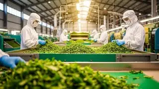 Tea Processing Factory Tour | Harvesting, Sorting & Packaging.