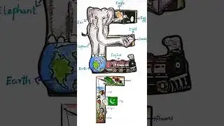 Learning the Alphabet.&ldquo;Letters with Hidden Pictures&rdquo; #ytshorts #youtubeshorts #education #learning