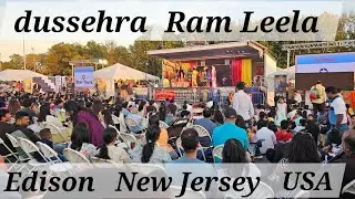 Largest dussehra festival in AmericaIଏତେ ବଡ ଜାତ୍ରା ପୁଣି ଆମେରିକାରେ|Indian community