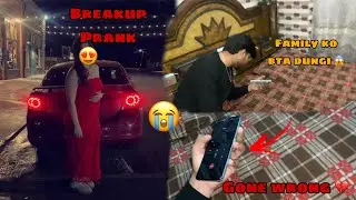 BREAKUP PRANK ON MY GIRLFRIEND 💔| FACE REVEAL | GONE WRONG| #prankvideo #girlfriend #breakup #prank 