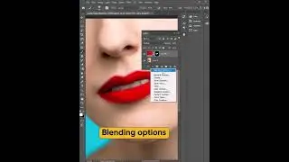 Create Realistic Lipstick in photoshop #shorts #photoshop