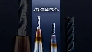 How to Choose Between 3 or 5 Flute Tools #cnc #cncmill #titansofcnc #cnctools #machinist