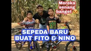 SEPEDA BARU BUAT ADEK FITO NINO.