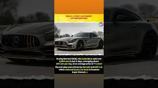 INDIA'S LUXURY CAR MARKET HITS RECORD HIG.!#trending #viral #shorts #love #motivation #youtubeshorts