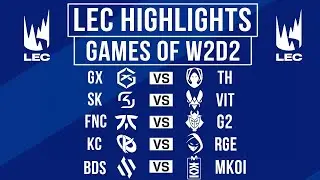 LEC Highlights ALL GAMES Week 2 Day 2 | LEC Winter 2025