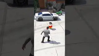 Franklin & Shinchan Make WORLD Longest Kawasaki Ninja Bike in Los Santos! 🤩😱 In GTA 5 #gta5shorts