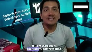 SOLUCION DEL ERROR WINDOWS SCRIPT HOST 2024 | Alerta en la pantalla de Windows