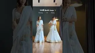 Wearing VS Styling - Navratri White Lehenga 🌹✨ #lehenga #whitelehenga #navratrispecial