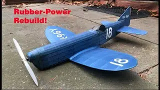 Rebuilding and Flying a Free Flight Model - Keith Rider R-6