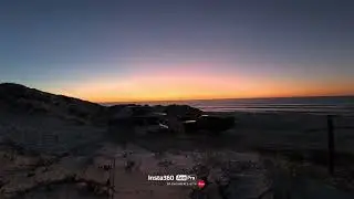Sunset on a desolate beach north of Dwarskersbos, South Africa!