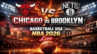 Chicago Vs Brooklyn 🏀BASKETBALL USA NBA 2026 Live Score & Update