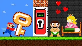Mario and The Giant Key Door Maze | What happened in Mario room? Game Animation