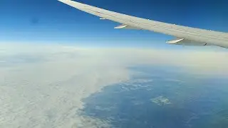 Aerial view of Europe. Passing by Rome, Netherland, & Vienna.