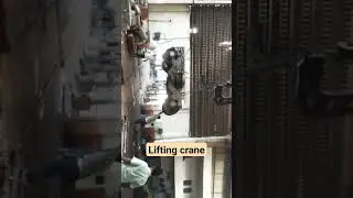 crane lifting bogie of coach at east coast railway carriage repair workshop mancheswar