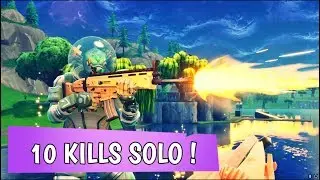 10 Kills Solo ! Fortnite Battle Royale Gameplay - LecTraPumpKiN