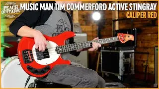 Music Man Tim Commerford Collection | Active StingRay - Caliper Red