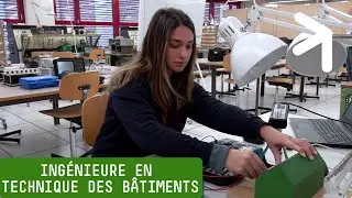 Théa, ingénieure HES en technique des bâtiments