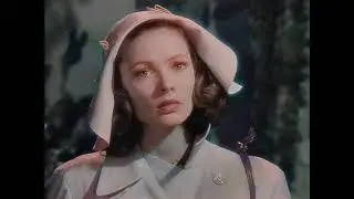 Gene Tierney Dana Andrews Laura 1944 escene 1 colorized remastered 4K