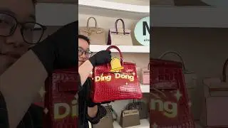 Stunning And Breathtaking Color ❤️✨Hermes Birkin 30 Shiny Porosus Crocodile 95 Braise GHW