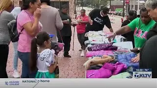 Nacogdoches County church gives out free winter gear at fall festival