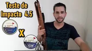 Rifle Super Magnum x Pointed 4.5 ( teste na argila )