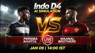 🔴 Persiba Bantul vs Waanal Brothers | AI Simulation | Live Score | F&uacute;tbolStream360