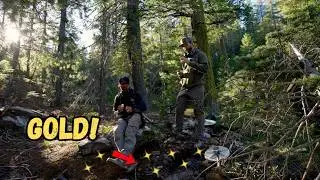 Great Friends and Great GOLD! - Wintertime metal detecting in California