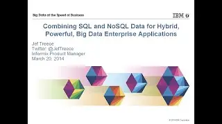 How to use NoSQL in your Big Data App