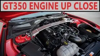 Shelby GT350 Engine Components Up Close