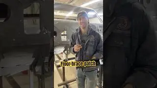 Rusted out floor braces #LifeisaJETOUR #automotive #supportsmallcreators #restoration #diy #gmcar