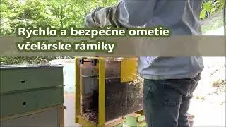 Ometač včiel - Sweeper of beekeeping frames - electric bee brush