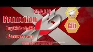 GAUI X3 Special Promotion 1st Oct. ~ 30th Nov.