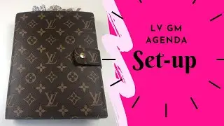LOUIS VUITTON GM AGENDA//PLANNER SET-UP//LUXURY PLANNER #LVAGENDA #SETUP #TRICKAPLANS #CUTENESSSQUAD