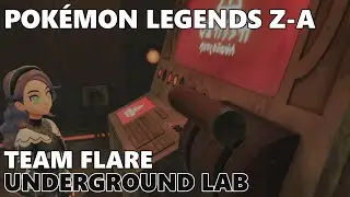 Team Flare Underground Lab - Pok&eacute;mon Legends Z-A (Psychic Gym Rules)