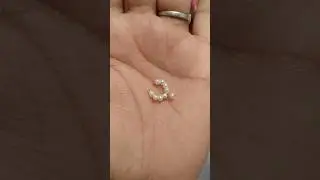 DIY NOSE PIN 😀 || NOSE RING #viral #trending #diy #shorts #short #nosepins #creativekavya