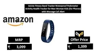 Axloie Fitness Band Tracker Waterproof Pedometer Activity Health