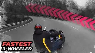 Can Am fast motorcycle riding