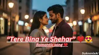 Tere Bina Ye Shehar ❤️ | AI Love Song | Hindi Romantic | Love Song 