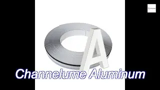 nwy-2 aluminum channel letter trim cap aluminum channelume with edge in stock