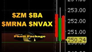 Day trading big range stocks $zm $ba $mrna $nvax
