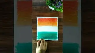 Republic Day drawing |😍😍easy republic day drawing with oil pastel