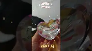 ASMR TAPPING: Crystal Heart Sounds for Deep Sleep ✨ Mystery Unboxing Pt. 13 #shorts #crystalasmr